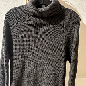 J Crew Mercantile Women's charcuterie Textured Turtleneck Cotton Sweater